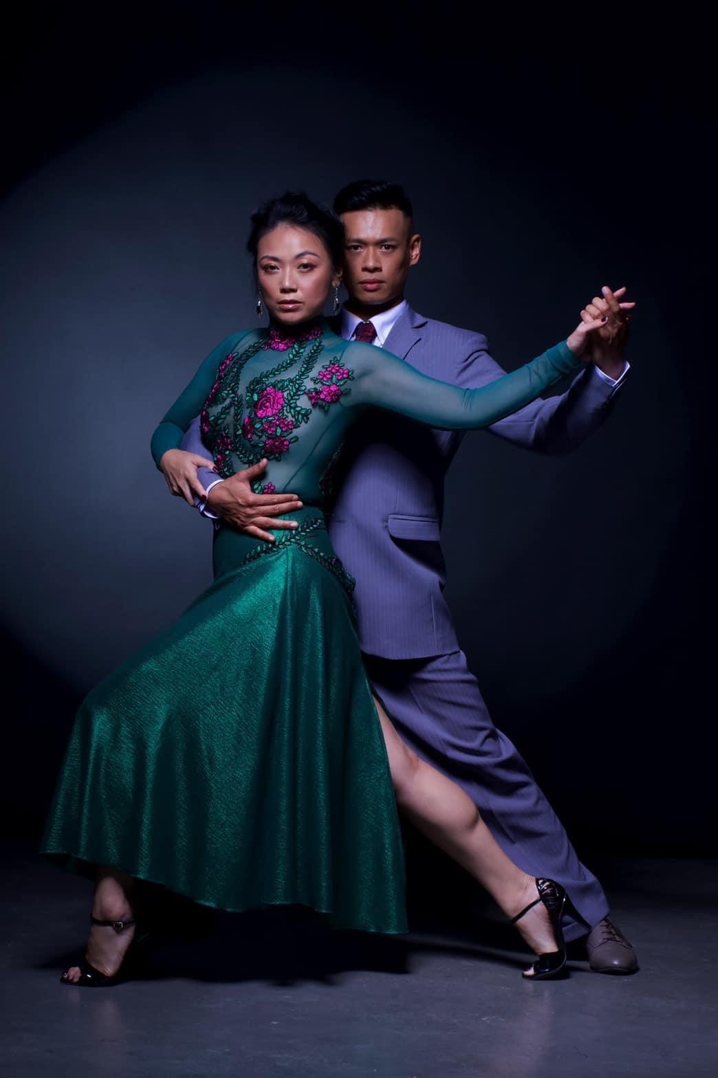 吳依凡與王鎮倫探戈搭檔